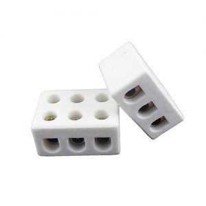 CONECTOR PORCELANA 3 POLOS 10 MM (66132) - INTERNEED