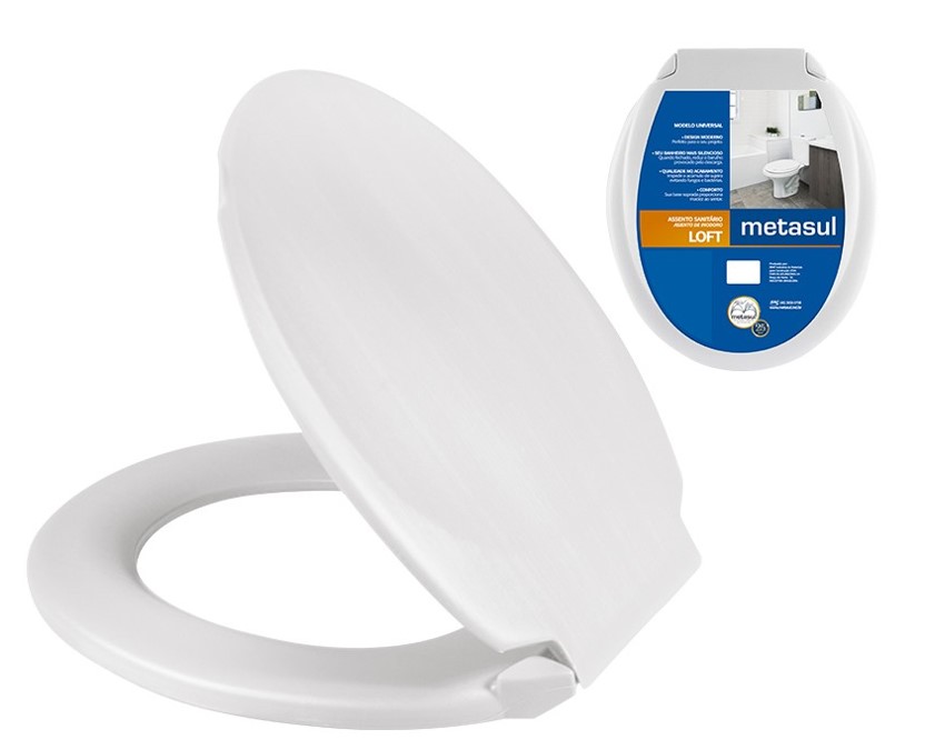 ASSENTO SANITARIO BRANCO LOFT (10506002)- METASUL