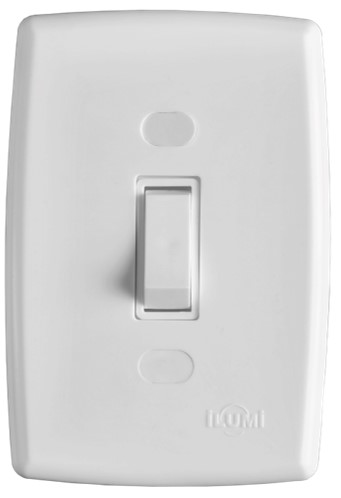SAFIRA CONJ 4 X 2 1 INTERRUPTOR PARALELO BRANCO (2222) -ILUMI