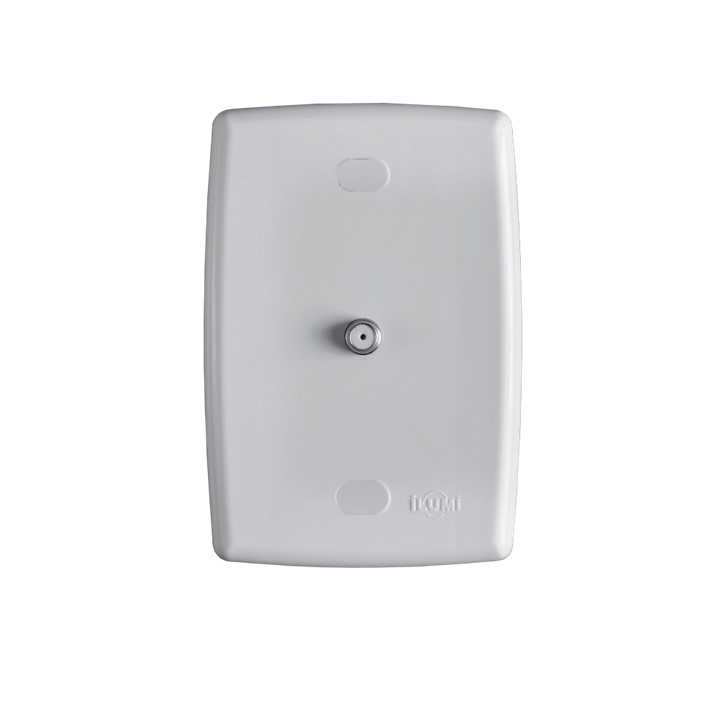 SAFIRA CONJ 4 X 2 1 CONECTOR CABO COAXIAL BRANCO (2263) - ILUMI