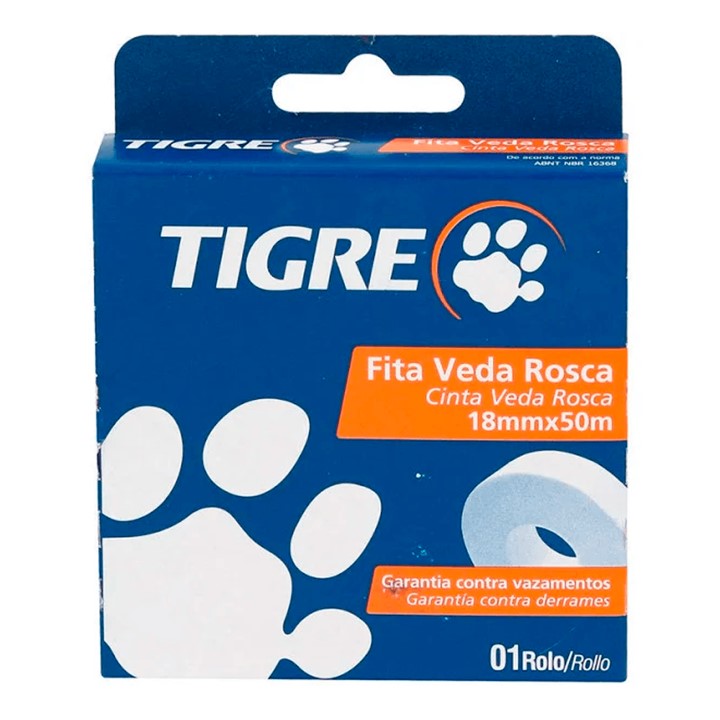 FITA VEDA ROSCA 18 X 50 M - TIGRE