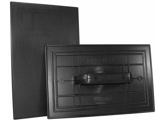 DESEMPENADEIRA PVC LISA 22 CM X 34 CM PRETA (3113)- INJEREST